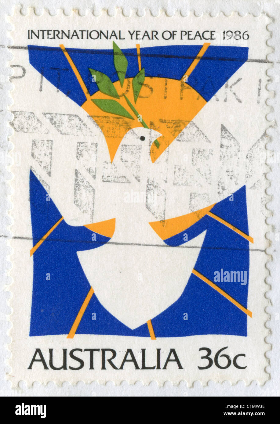 Australia postage stamp Stock Photo Alamy