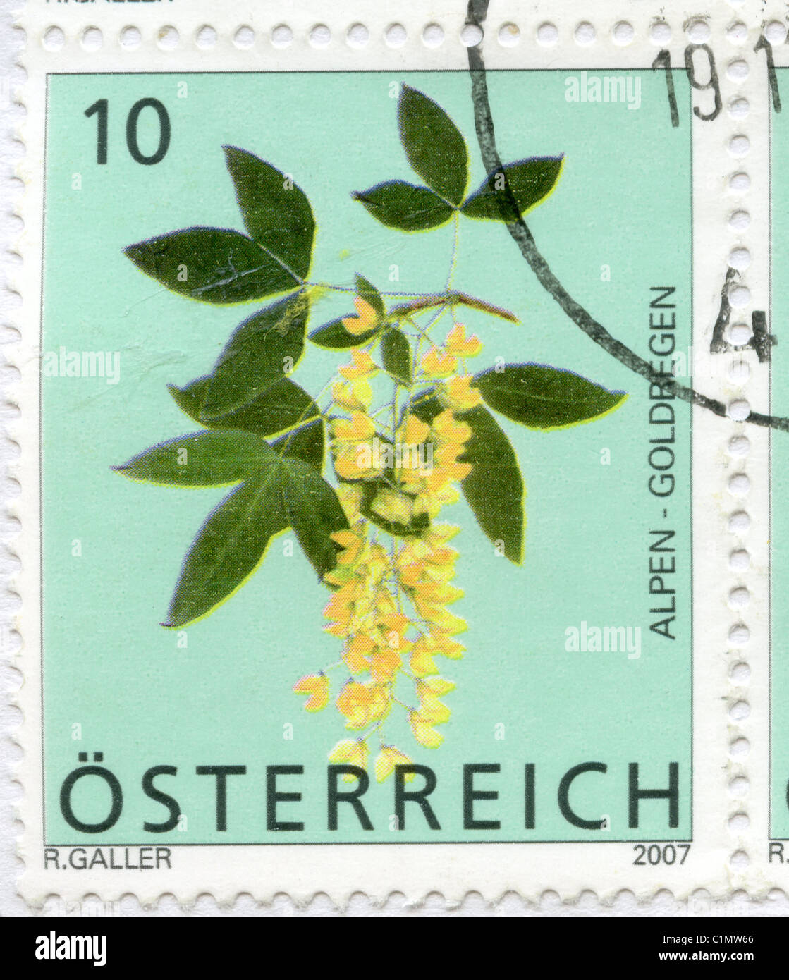 Austria postage stamp Stock Photo