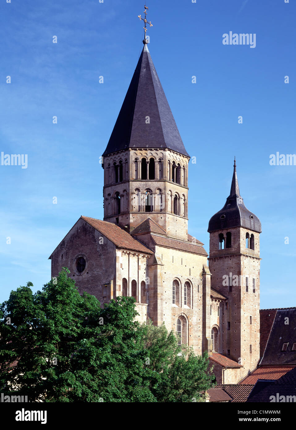 Cluny, ehemalige Klosterkirche St-Pierre-et-St-Paul, Südquerhaus Stock Photo