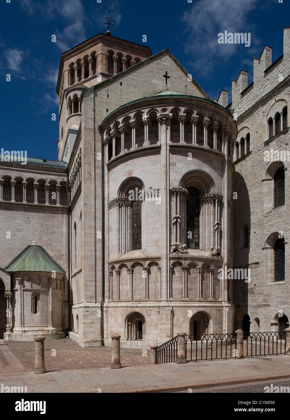 Trento, Kathedrale San Vigilio Stock Photo