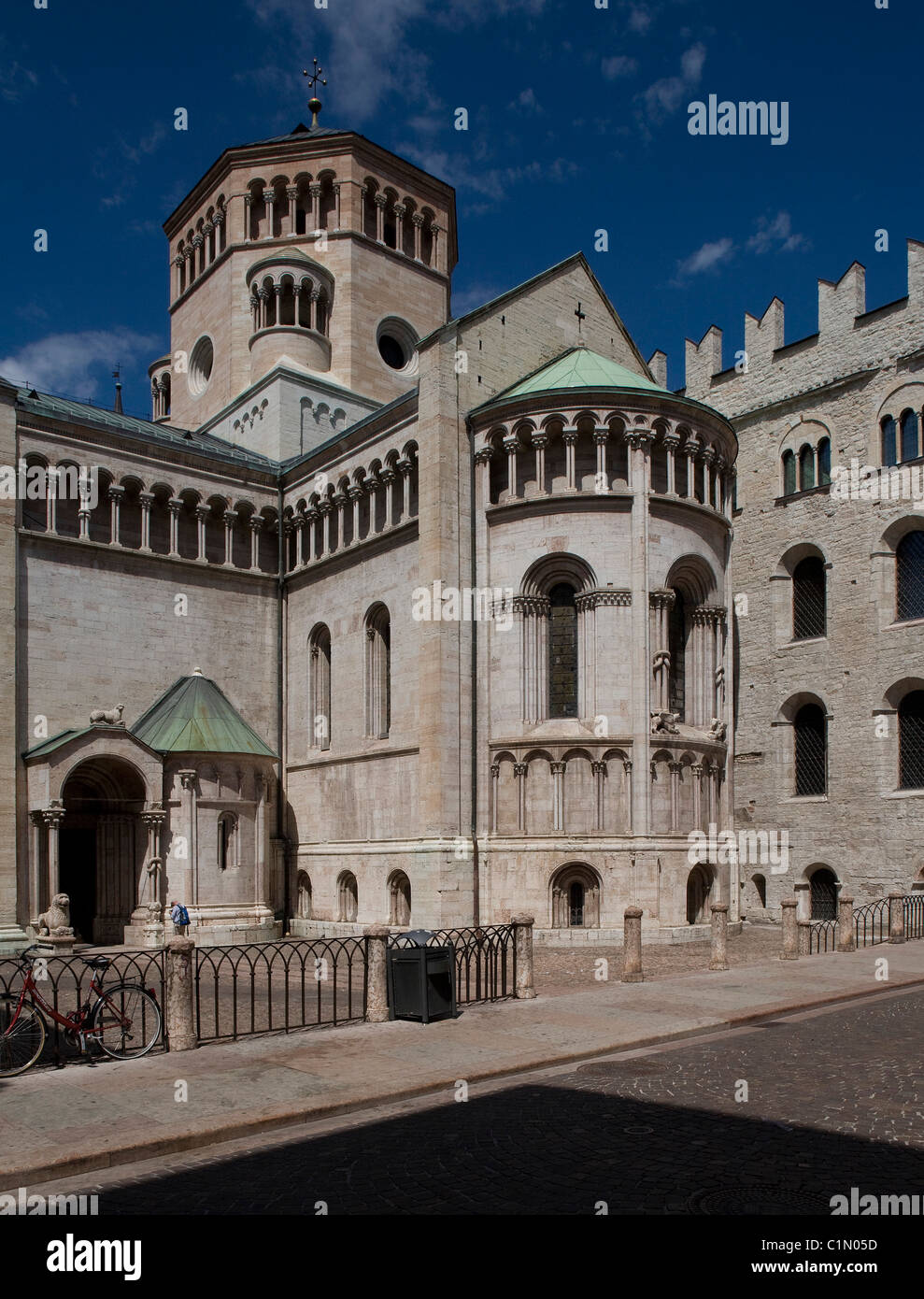 Trento, Kathedrale San Vigilio Stock Photo