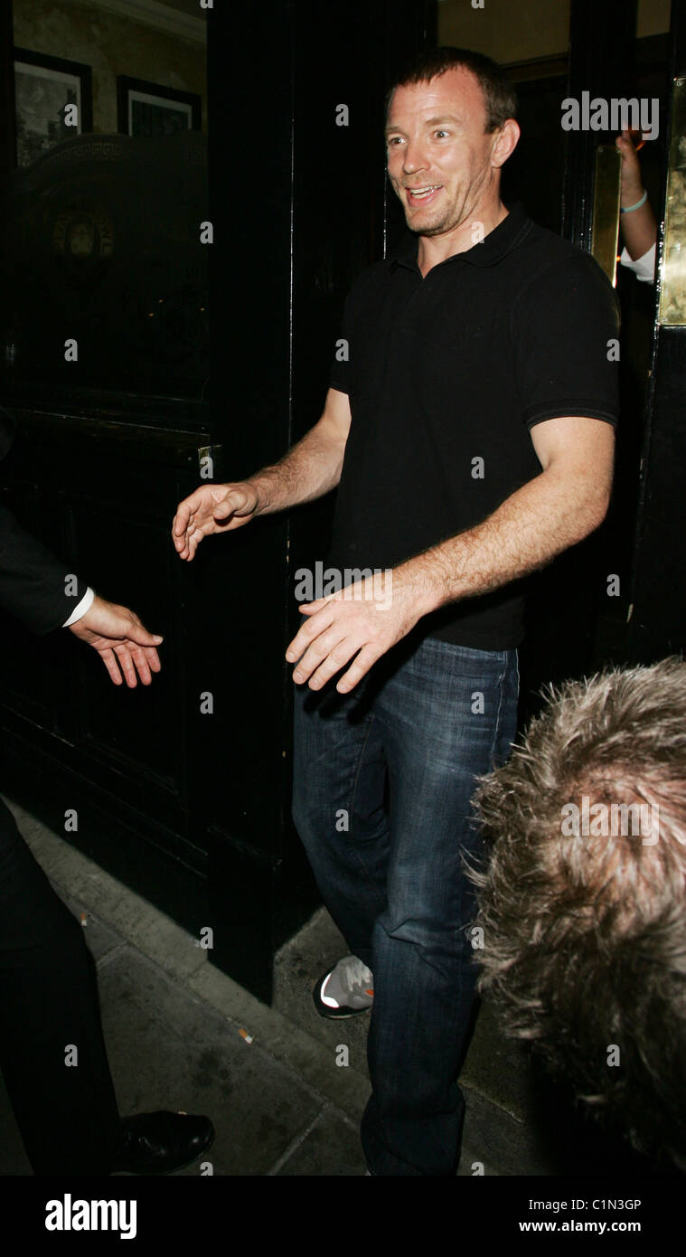Guy Ritchie leaving the Punch Bowl Pub in Mayfair at 2.30am London