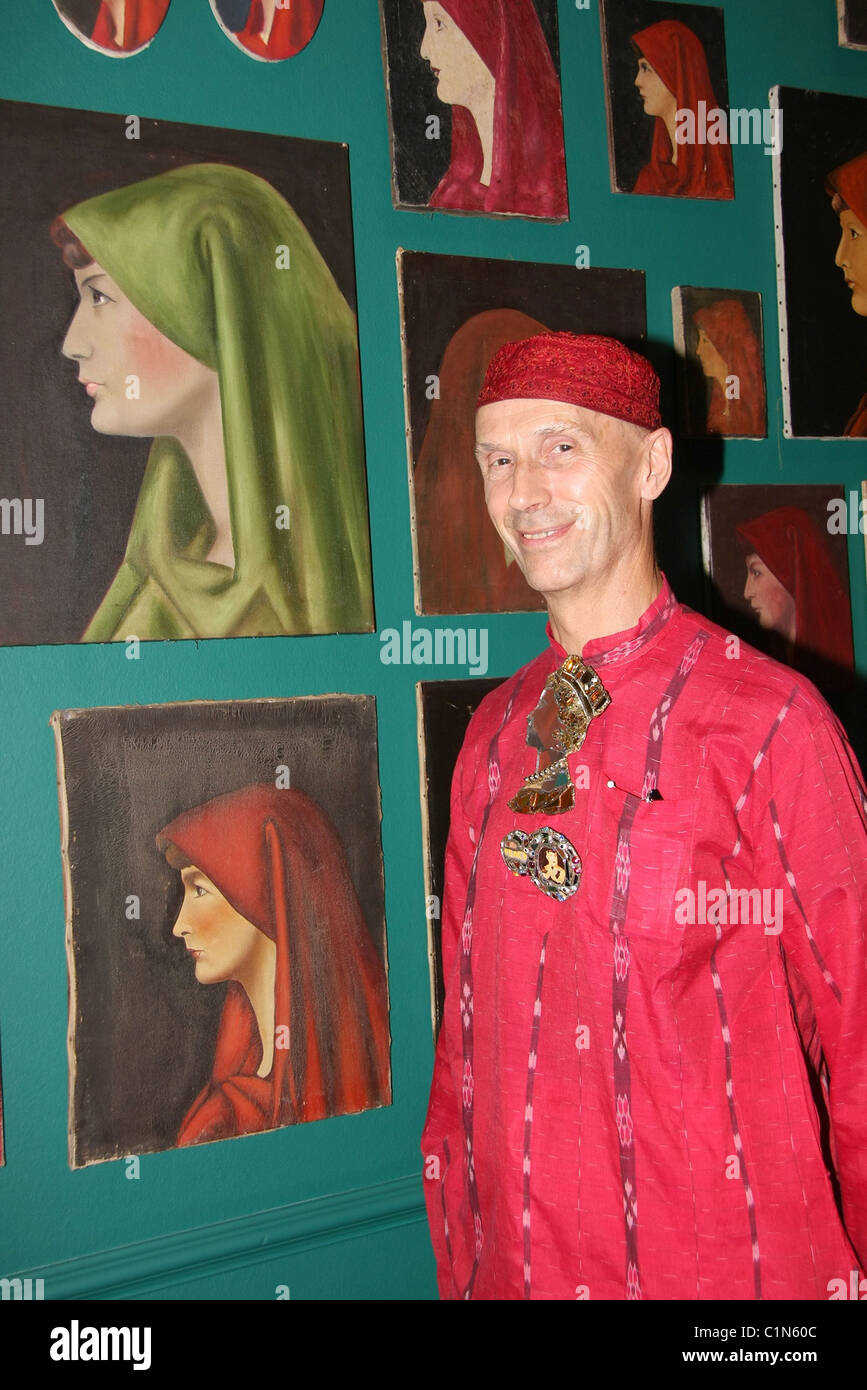 Andrew Logan Private view for 'Gay Icons' at the National Portrait Gallery London, England - 30.06.09 Stock Photo