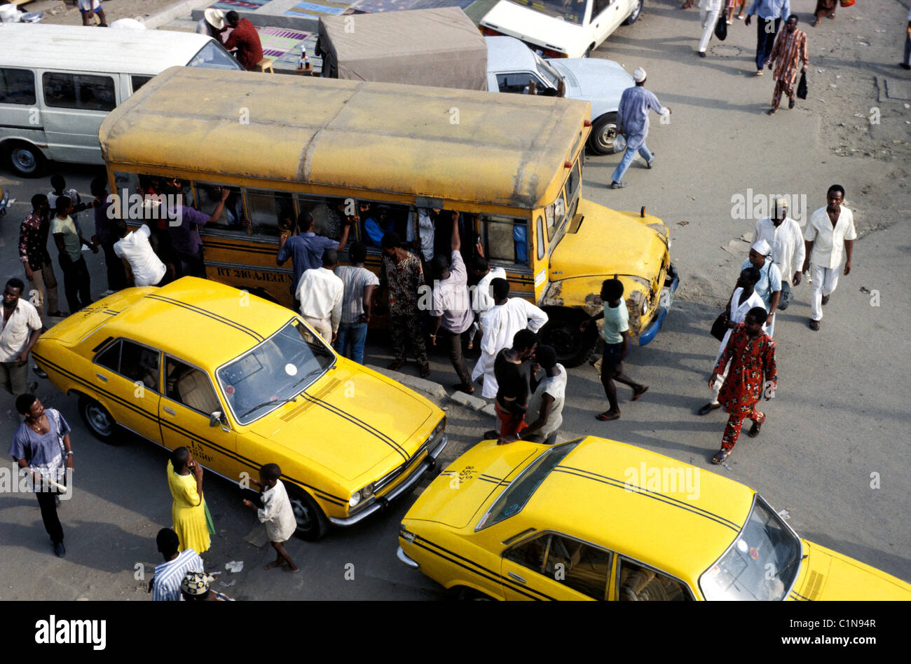Nigeria, Lagos, street scene Stock Photo