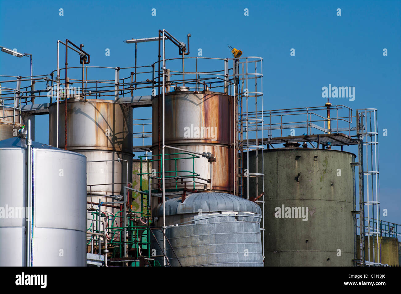 SRM Ltd Lime Kiln Works A Solvent Waste And Recycling Plant Rye East Sussex England Stock Photo