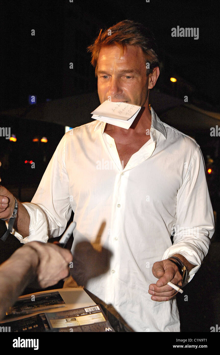 Thomas Kretschmann leaving a dinner hosted by Hugo Boss at Grill Stock  Photo - Alamy