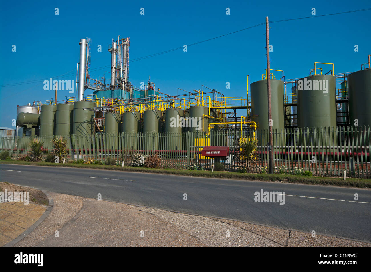 SRM Ltd Lime Kiln Works A Solvent Waste And Recycling Plant Rye East Sussex England Stock Photo