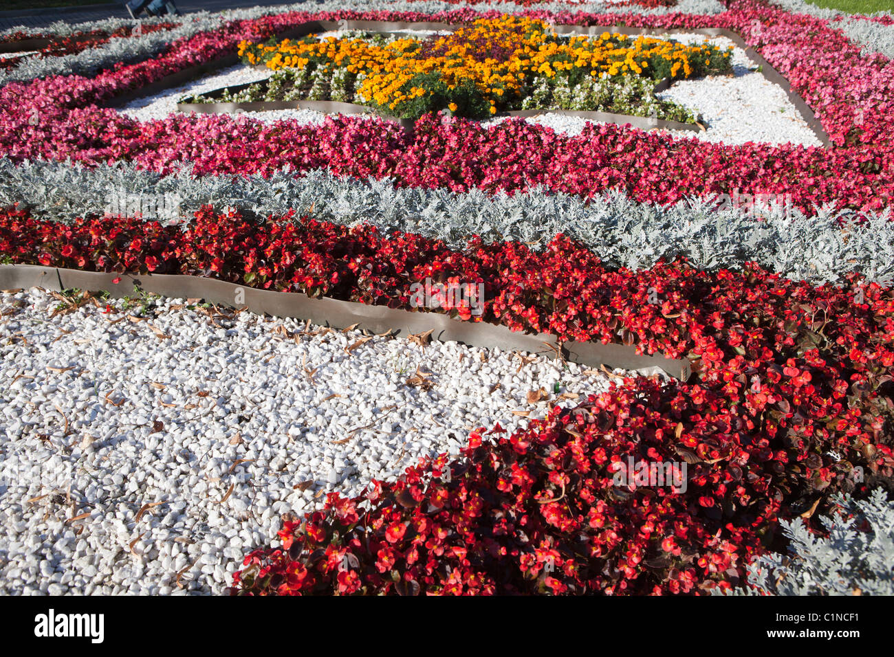 A Colorful Flower Bed Is Part Of Deep Cut Gardens A Monmouth