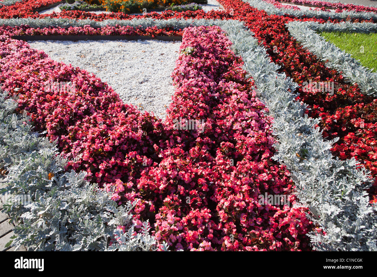 A Colorful Flower Bed Is Part Of Deep Cut Gardens A Monmouth