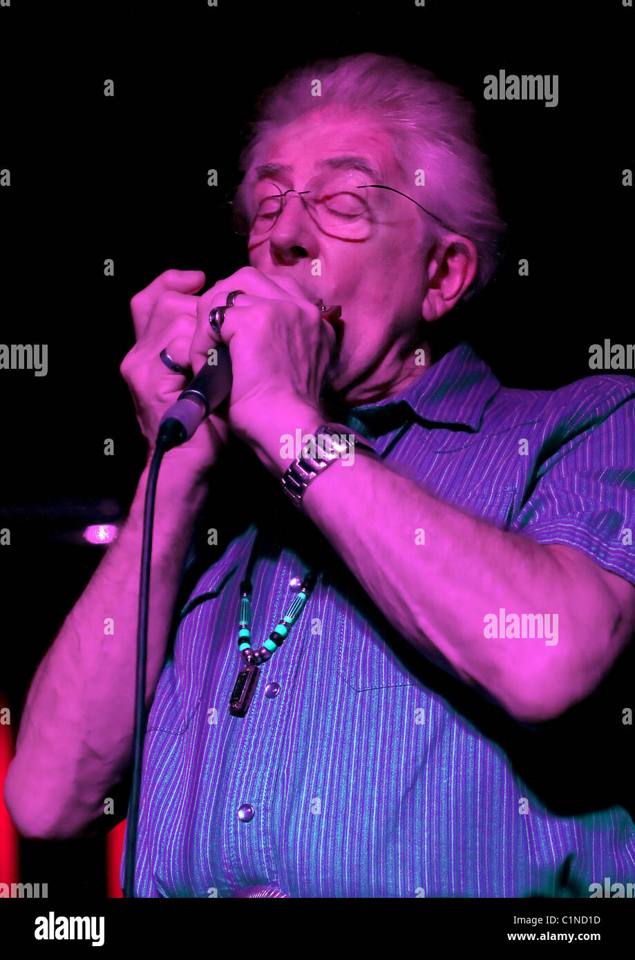John Mayall performing in concert at the Liverpool O2 Academy as part