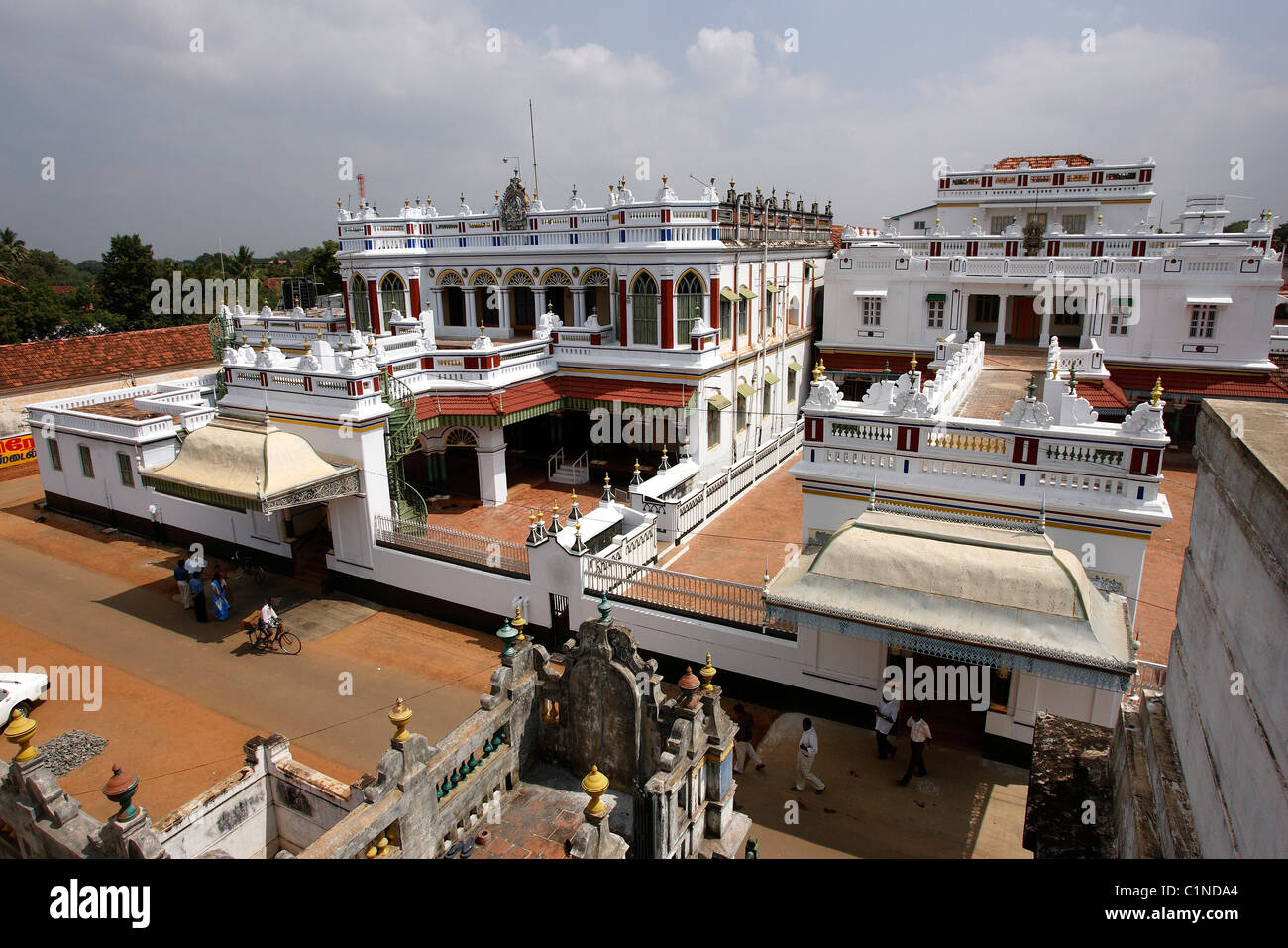 India, Tamil Nadu, Chettinad, Chettinad Palace Stock Photo Alamy