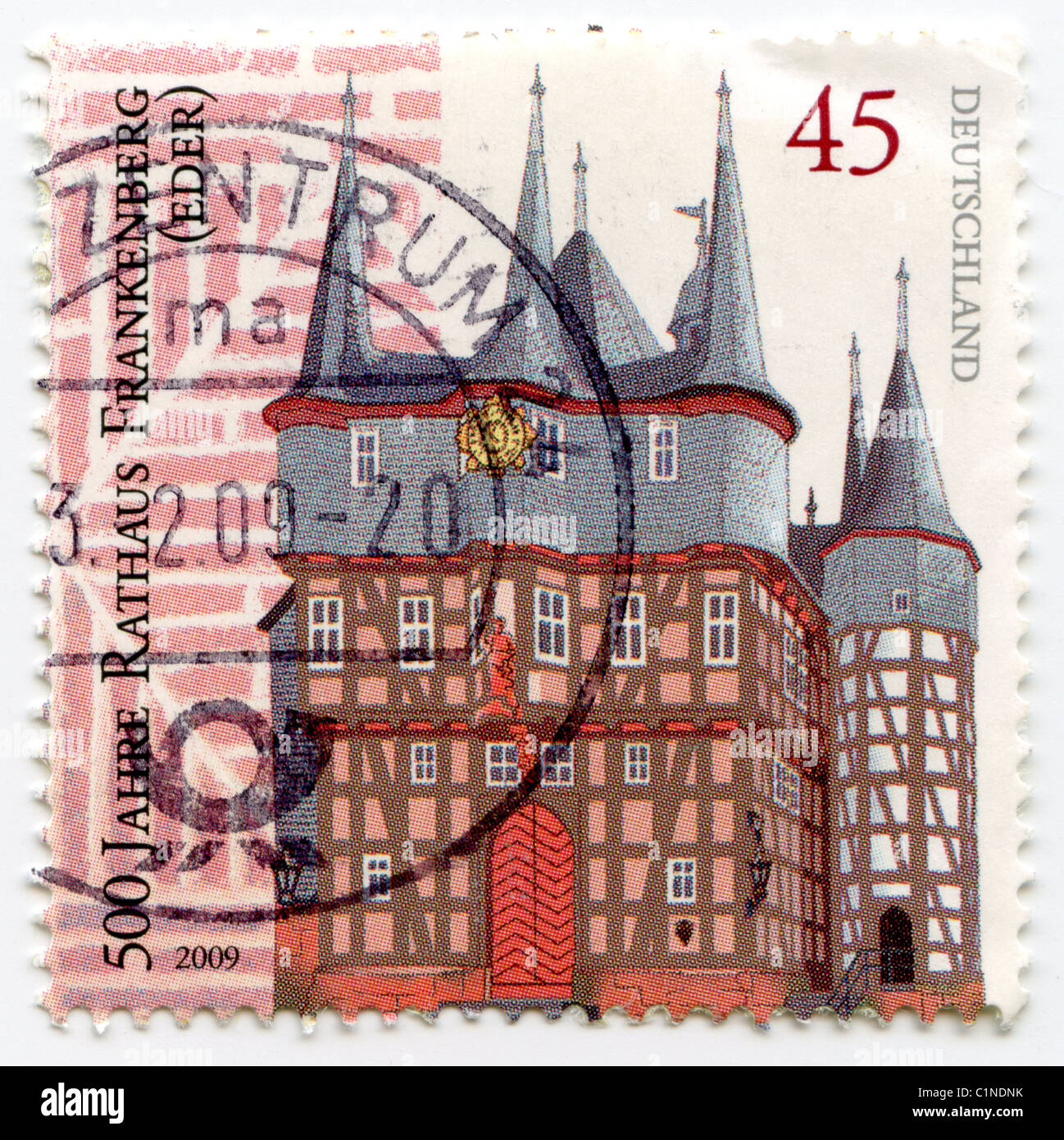 Germany postage stamp Stock Photo Alamy