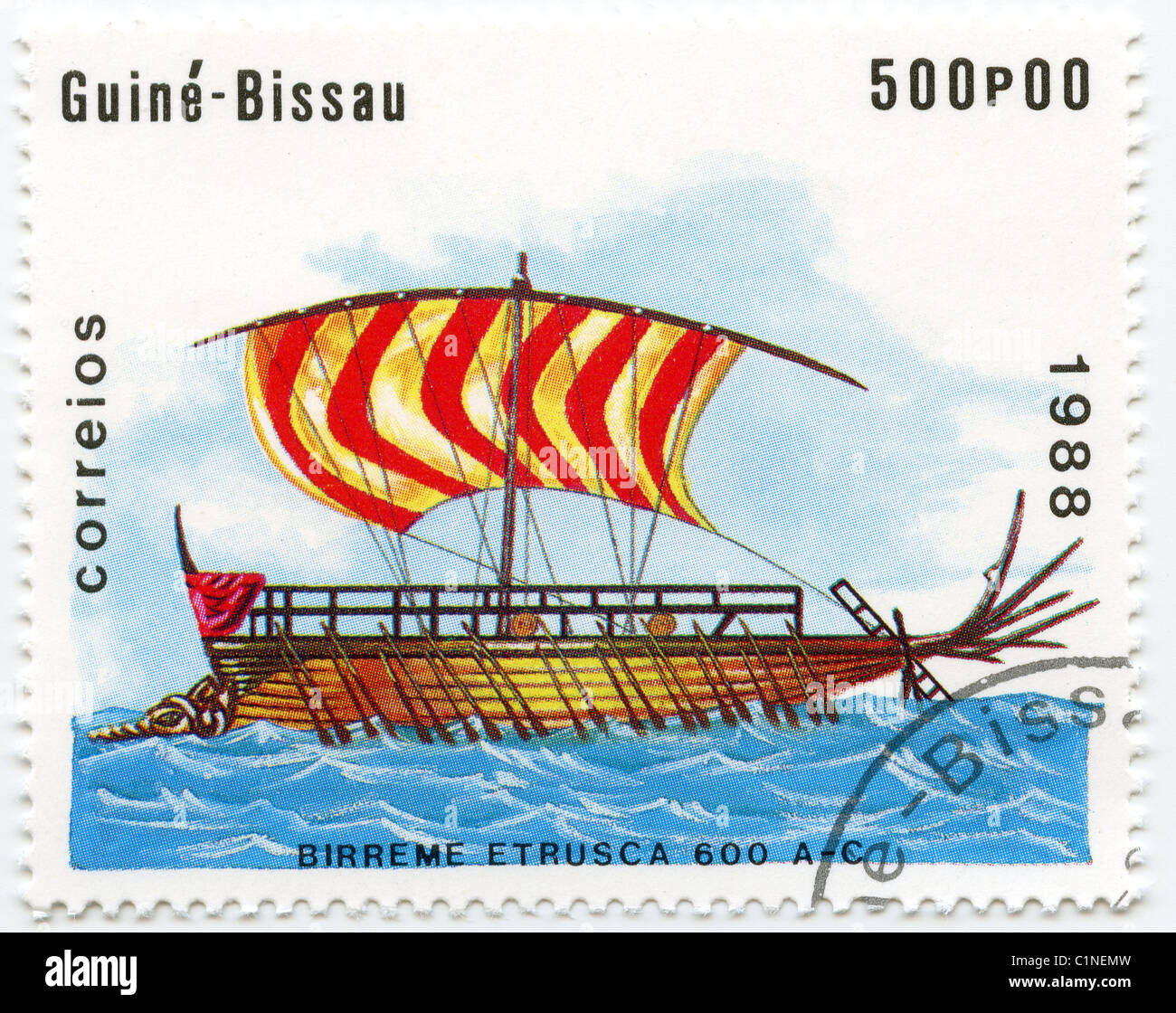 Guine-Bissau postage stamp Stock Photo