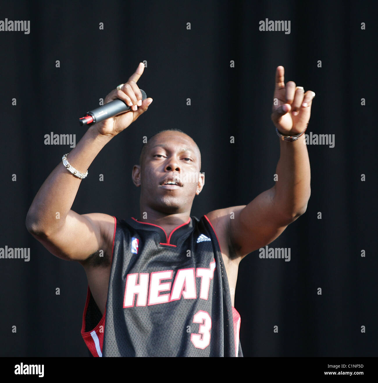 Dizzee Rascal performing at the Wireless 2009 held at Hyde Park - Day 1 ...