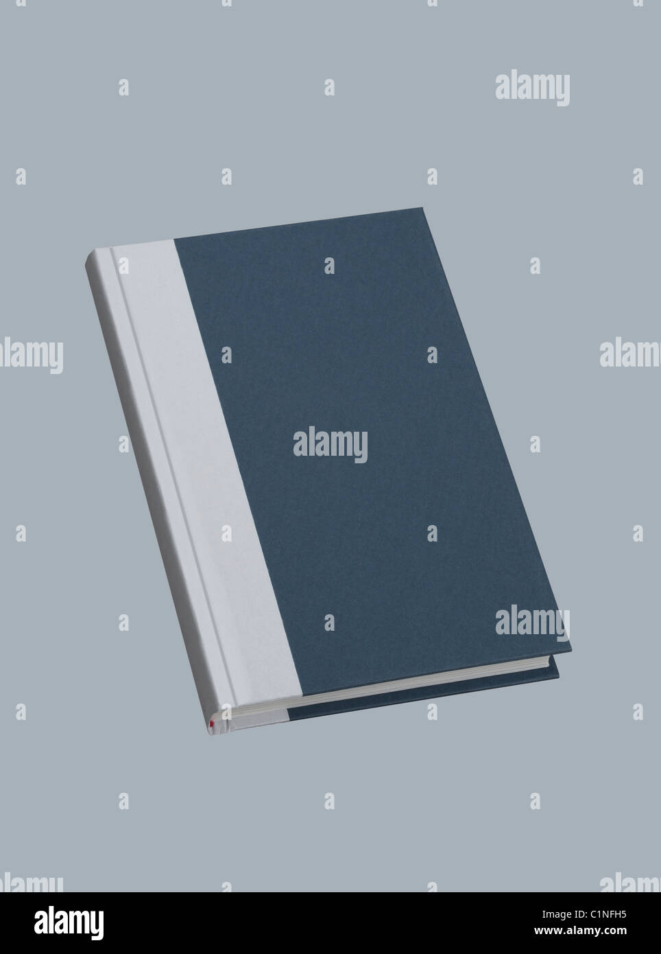 Plain blue book, for design layout Stock Photo