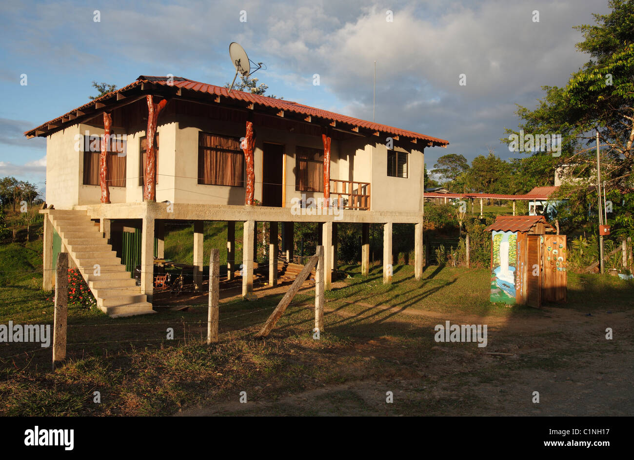 House in Guanacaste, northwest Costa Rica Stock Photo