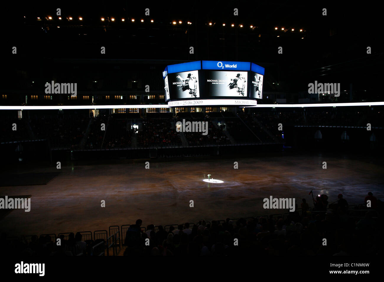 Atmosphere Michael Jackson tribute celebrations at O2 World arena ...