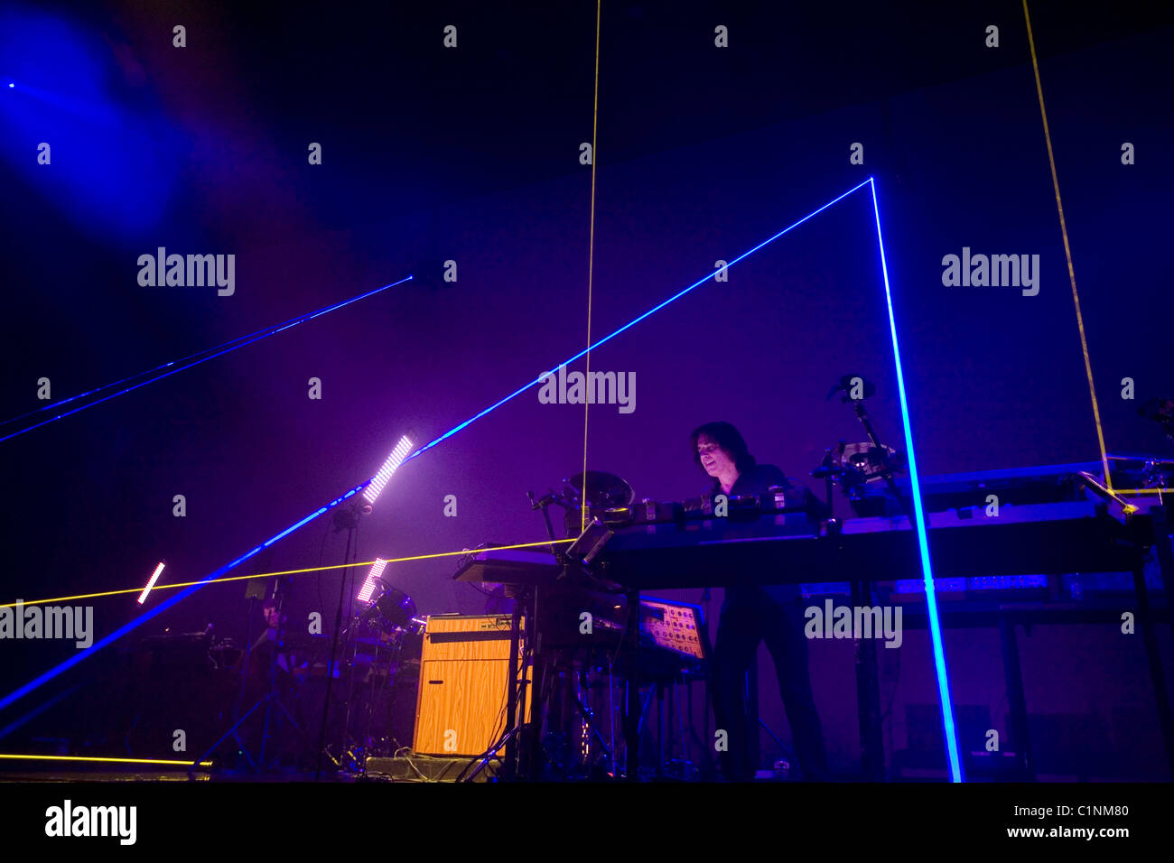 Jean Michel Jarre perform on the concert in Budapest, Hungary, 2010 Stock  Photo - Alamy