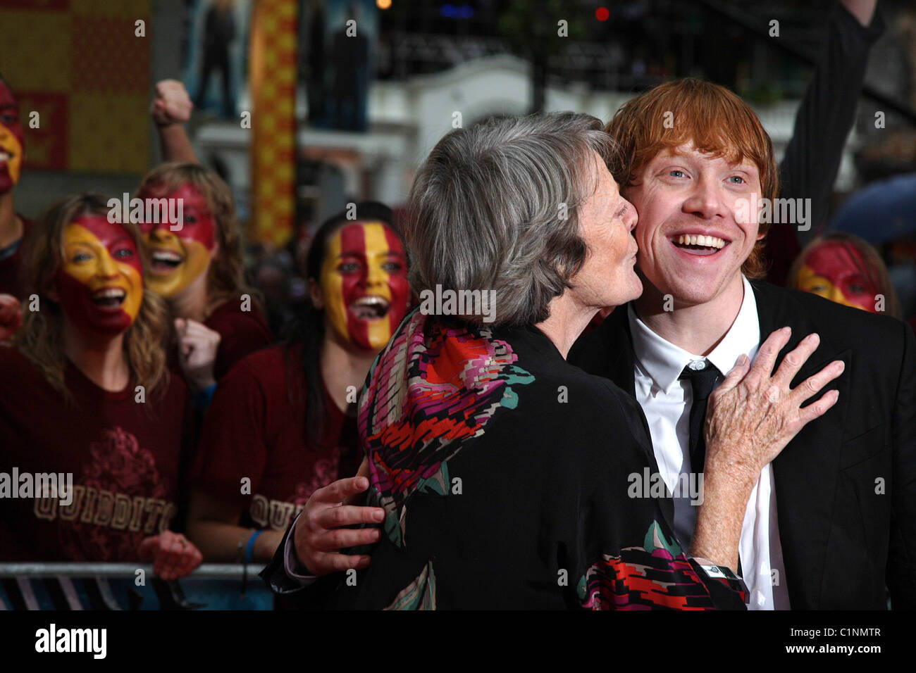 Rupert Grint and Maggie Smith World Premiere of Harry Potter And The
