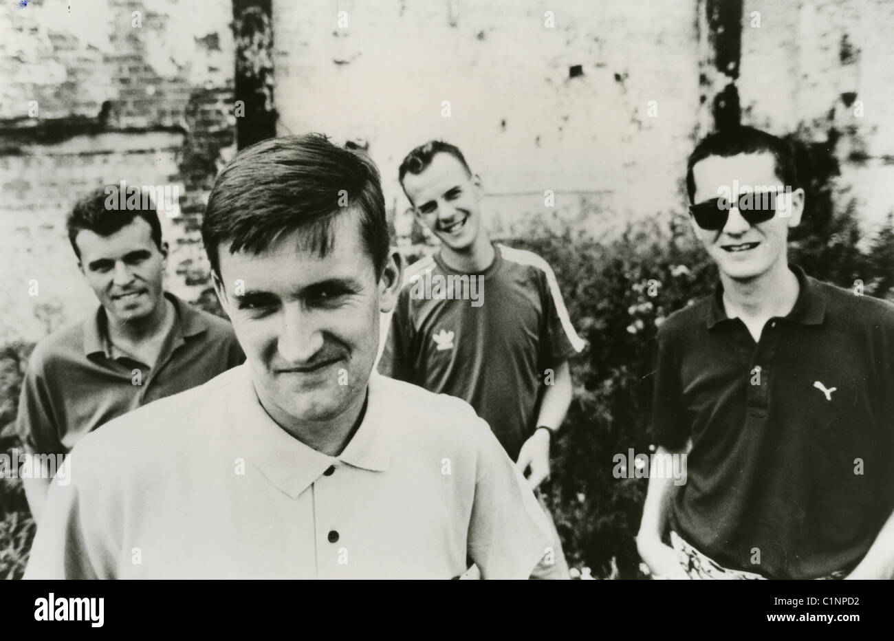 HOUSEMARTINS Promotional photo of UK rock group about 1986 Stock Photo
