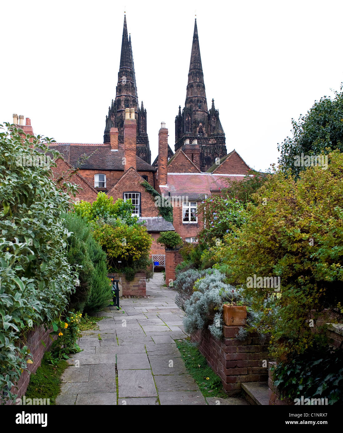 Lichfield, Darwin Haus Stock Photo Alamy
