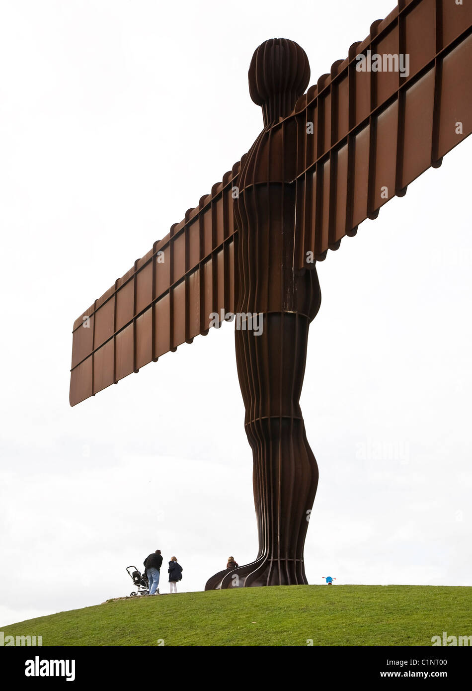 Newcastle upon Tyne, Angel of the North Stock Photo - Alamy