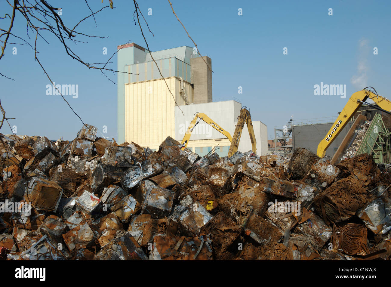 S. Norton scrap metal dealers on the Dock Road in Liverpool Docks