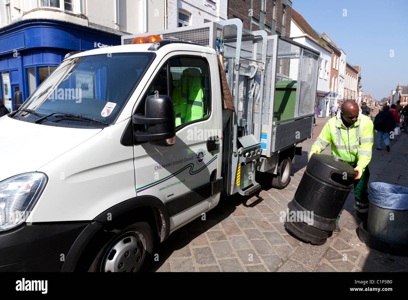 Rubbish collection van hires stock photography and images Alamy