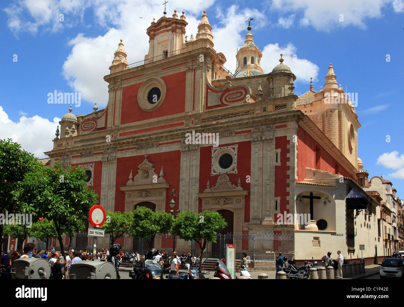 El Savador Church Seville, Spain, Stock Photo