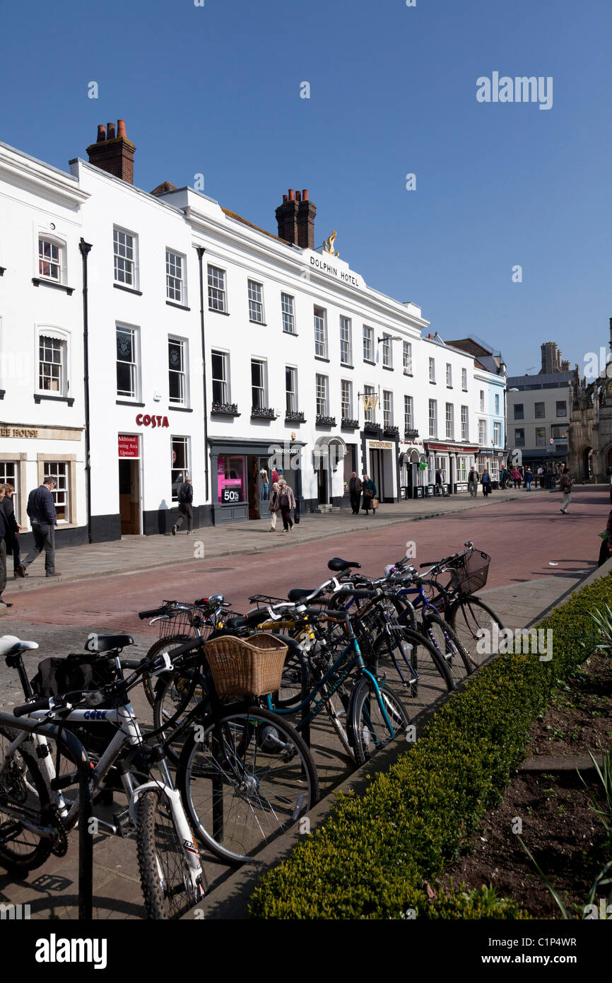 The dophin hotel in east street Chichester Stock Photo Alamy