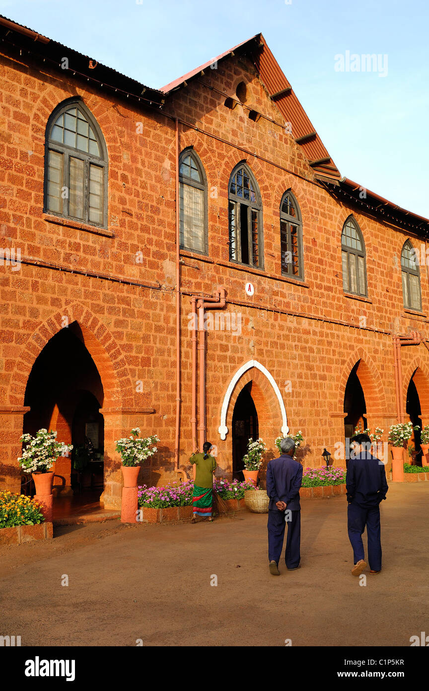 India, Maharashtra state, climatic station of Mahabaleshwar (1372 m), The Club built in 1881 Stock Photo