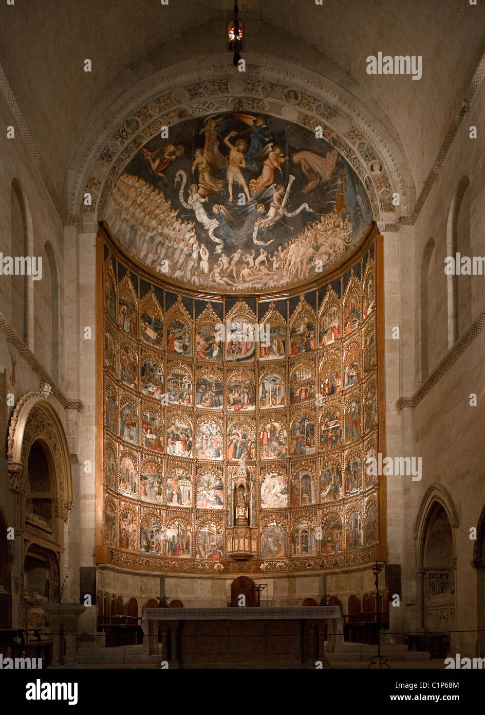 Salamanca, Alte Kathedrale Stock Photo