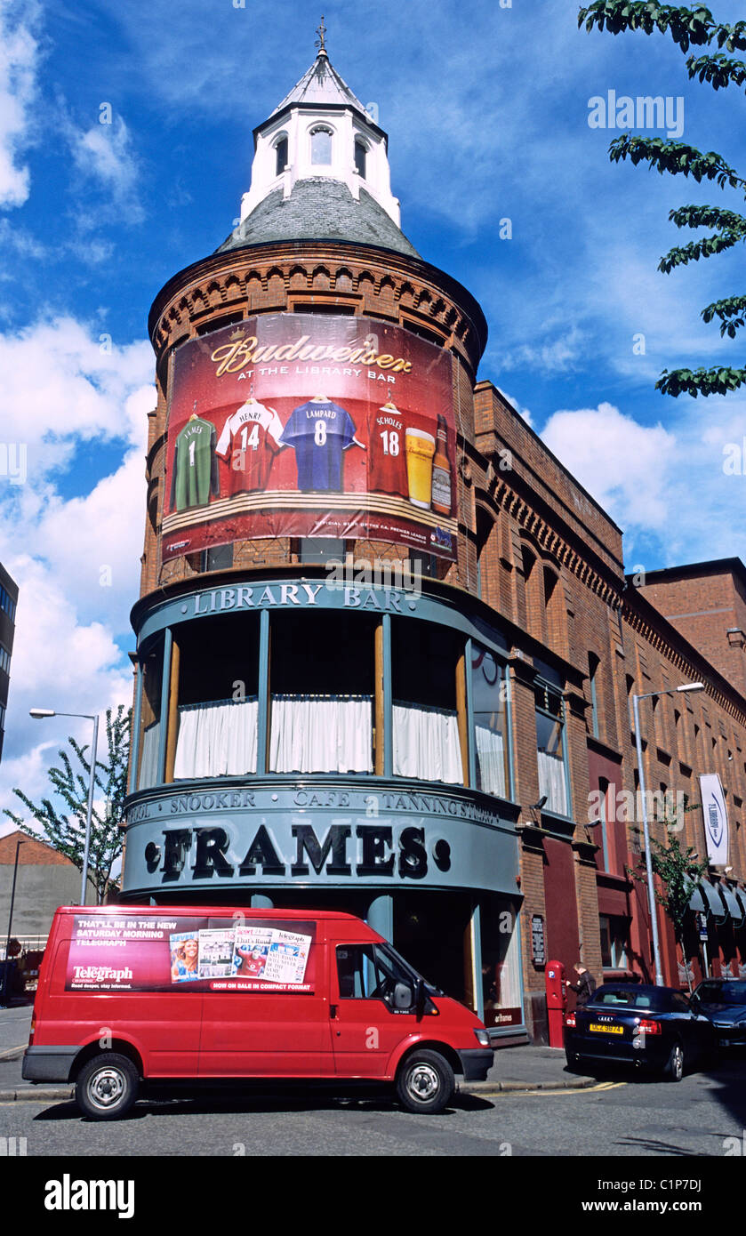 United Kingdom, Northern Ireland (Ulster), Belfast, Frames Cafe Stock