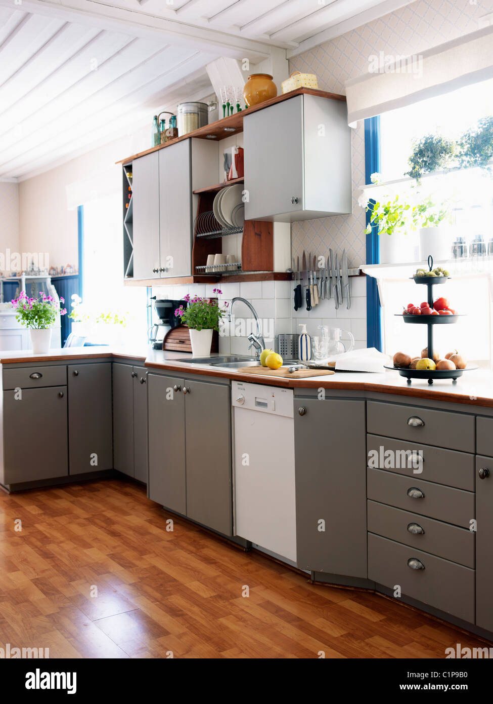 Modern kitchen design Stock Photo