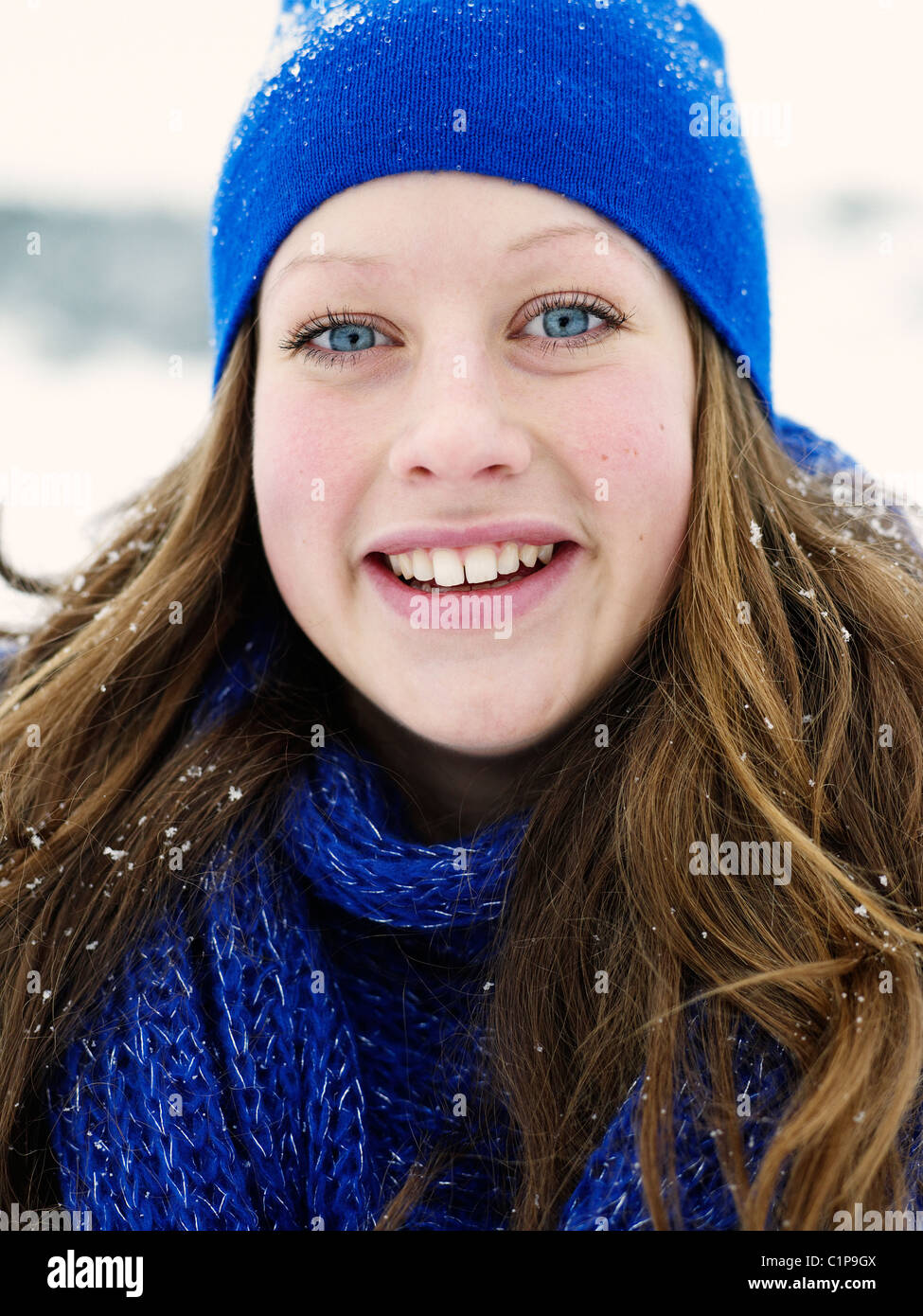 Blue scarf ladies hires stock photography and images Alamy