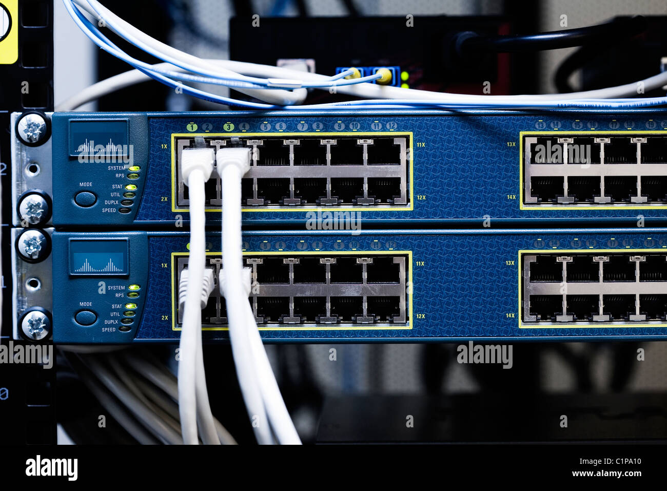 Computer network router Stock Photo - Alamy