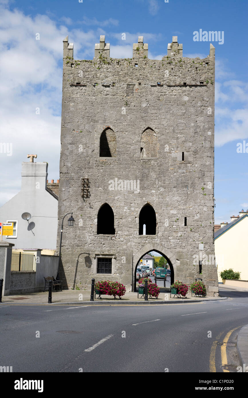 Republic of Ireland, County Limerick, Kilmallock, King John's Castle on Sheare's Street Stock Photo