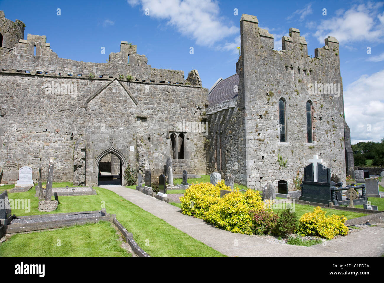 Republic of Ireland, County Limerick, Kilmallock, Collegiate Church Stock Photo