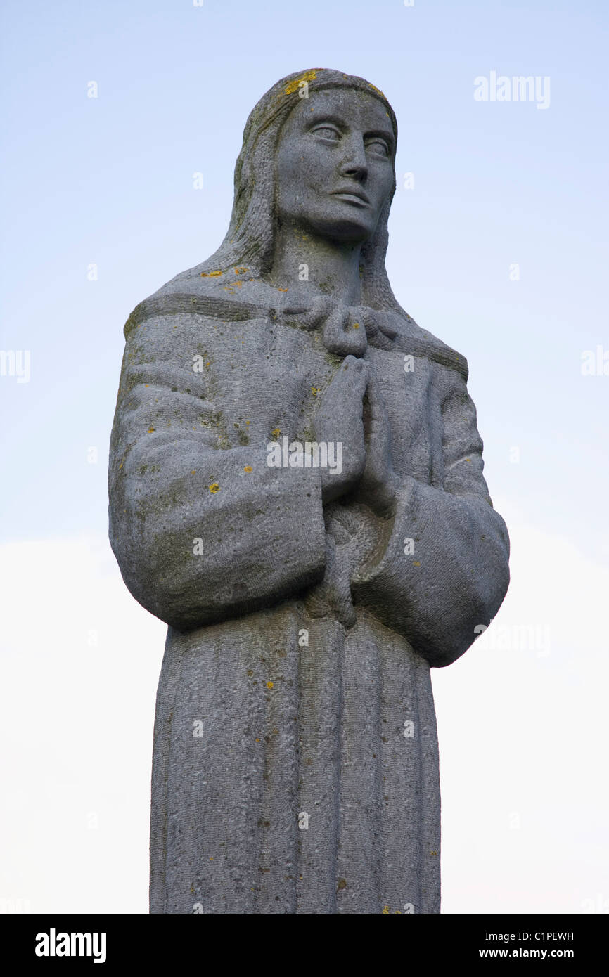 Republic of Ireland, Kildare, St. Brigid statue Stock Photo Alamy