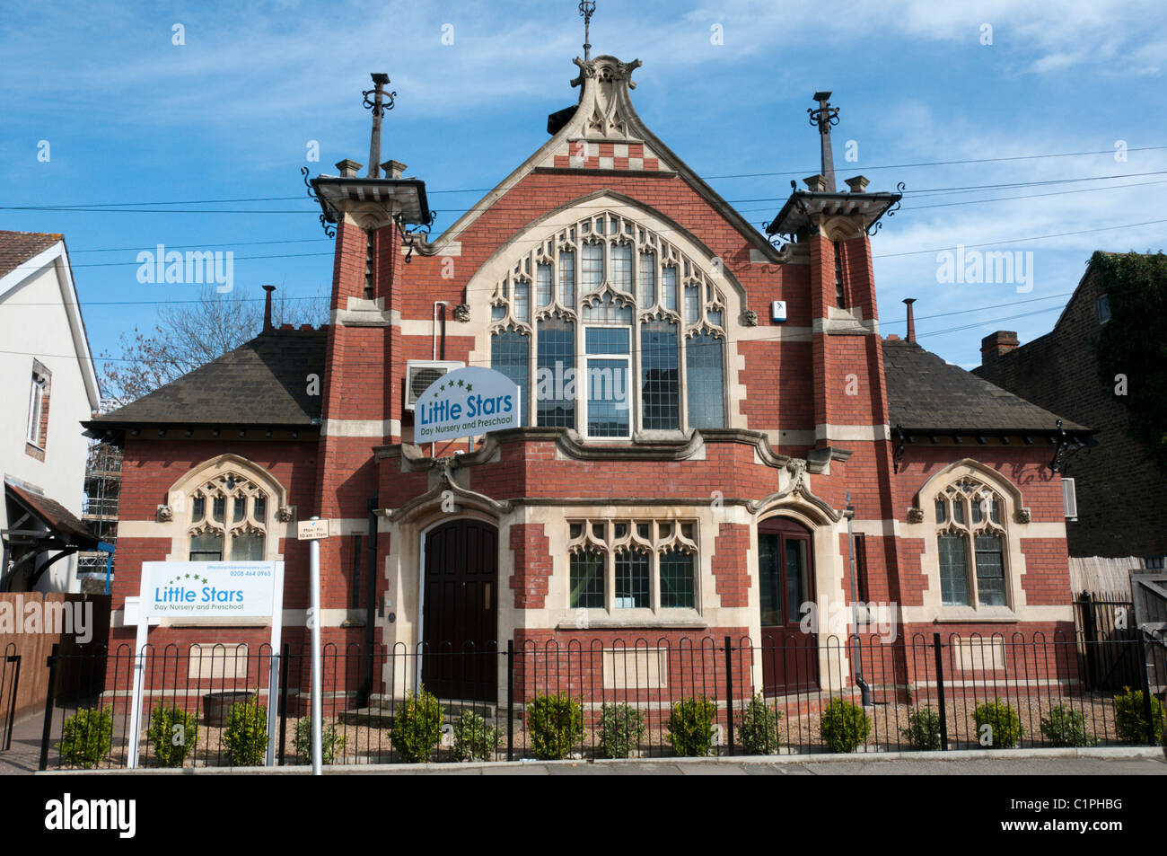 The Little Stars day nursery and preschool in Shortlands is run by Casterbridge Nurseries Ltd. Stock Photo