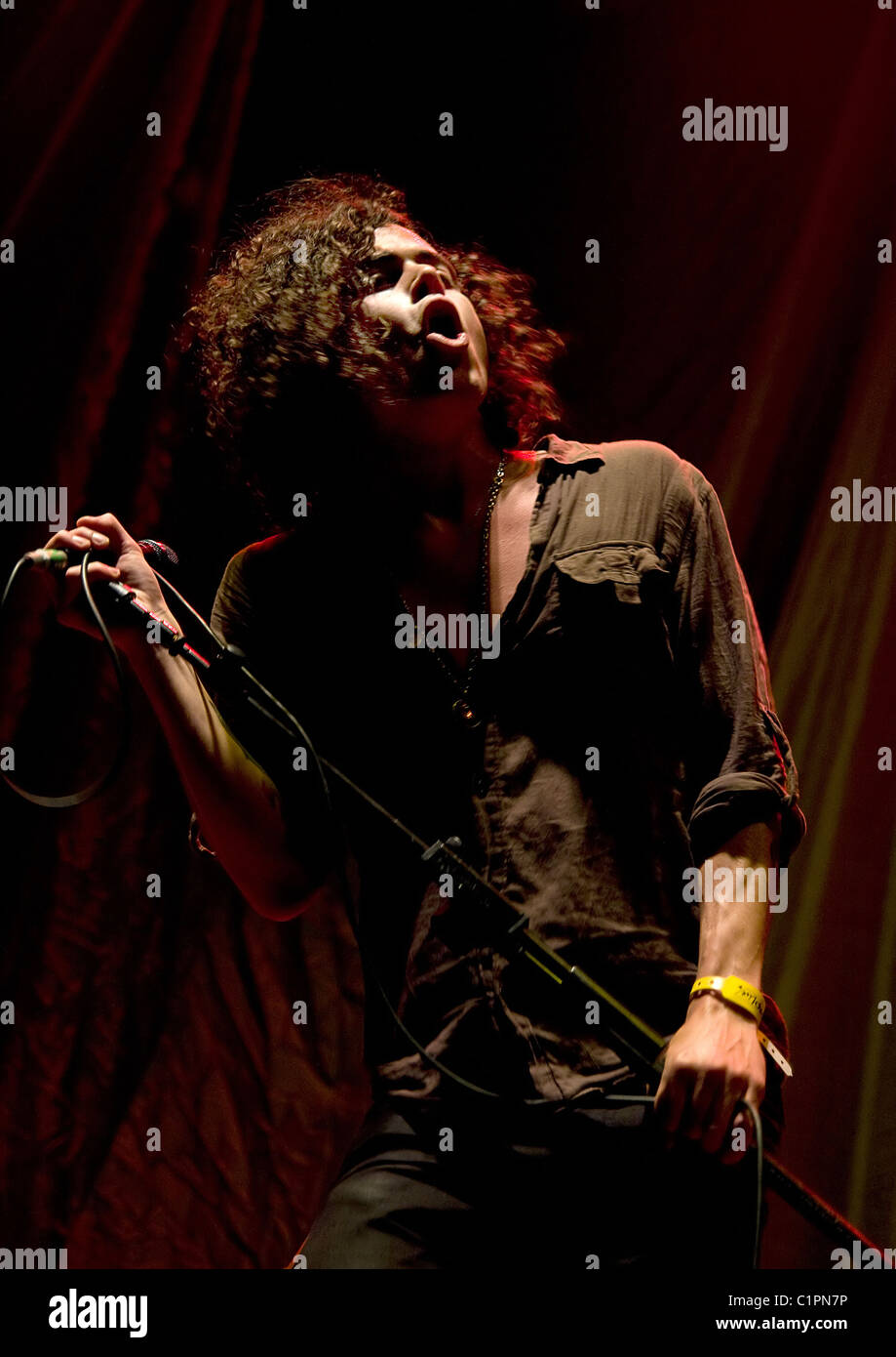 Alex Vargas of Vagabond support McFly at the Liverpool Echo Arena as Stock  Photo - Alamy