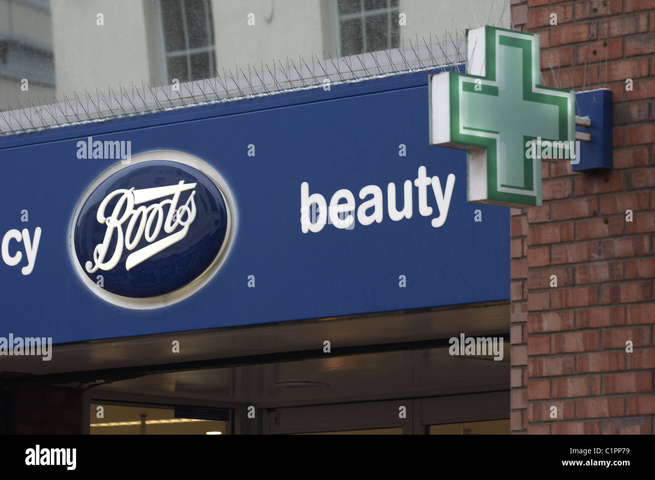 boots chemist ship sign Stock Photo Alamy
