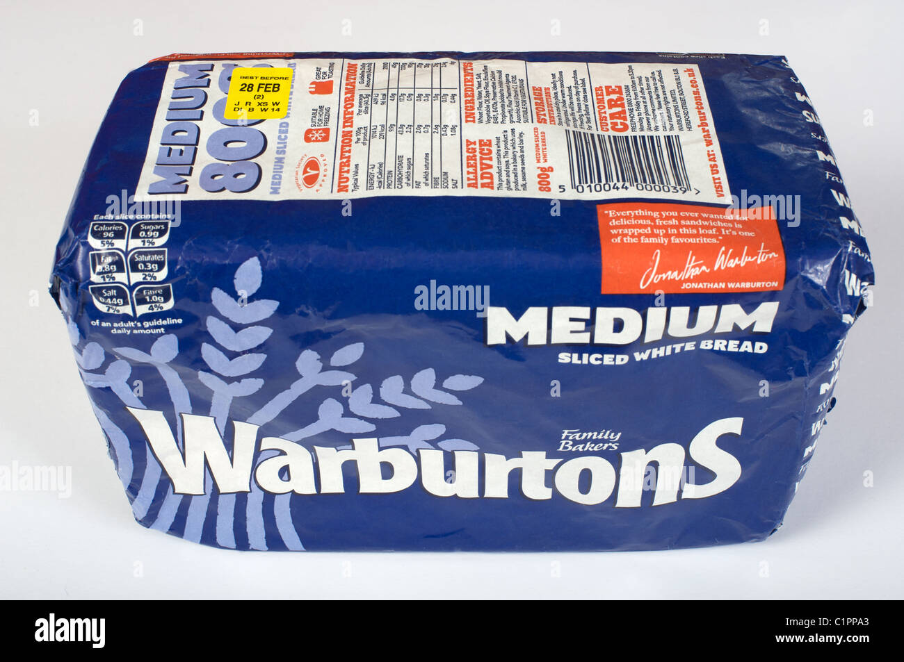 Sliced Bread Warburtons High Resolution Stock Photography And Images Alamy