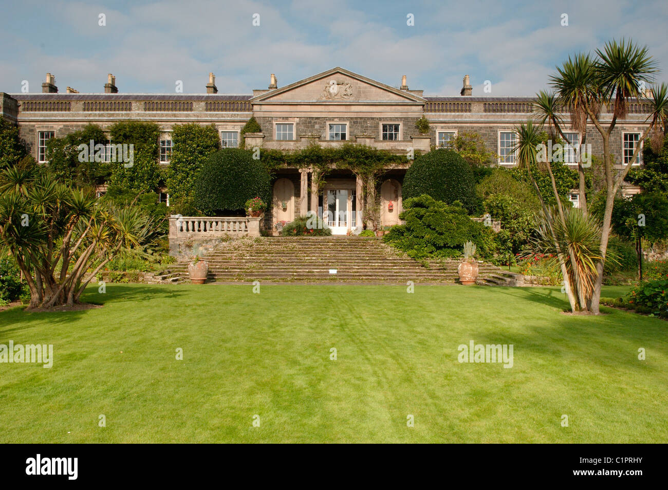 Northern Ireland, County Down, Mount Stewart House from Italian garden