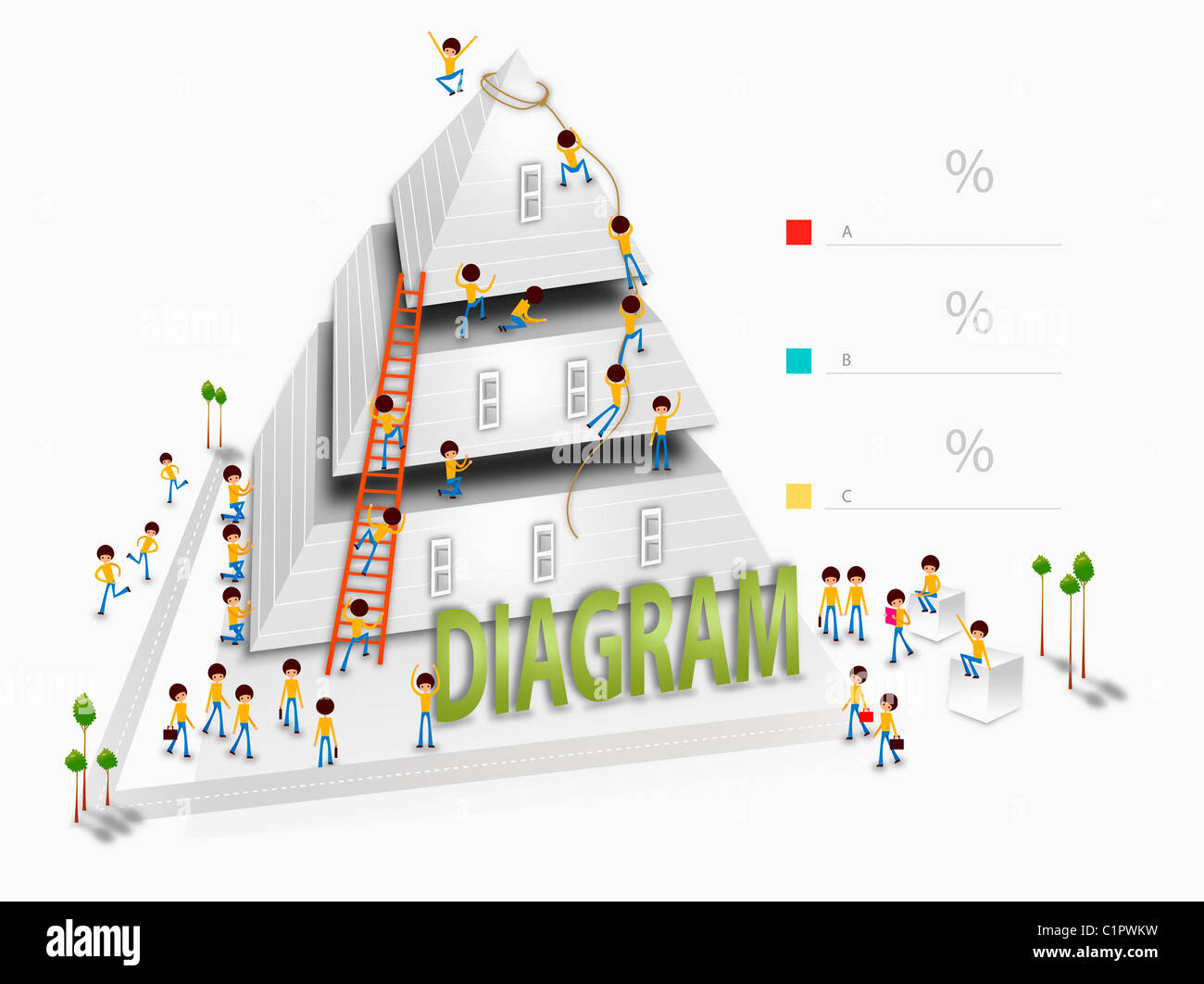 various types of diagram Stock Photo - Alamy
