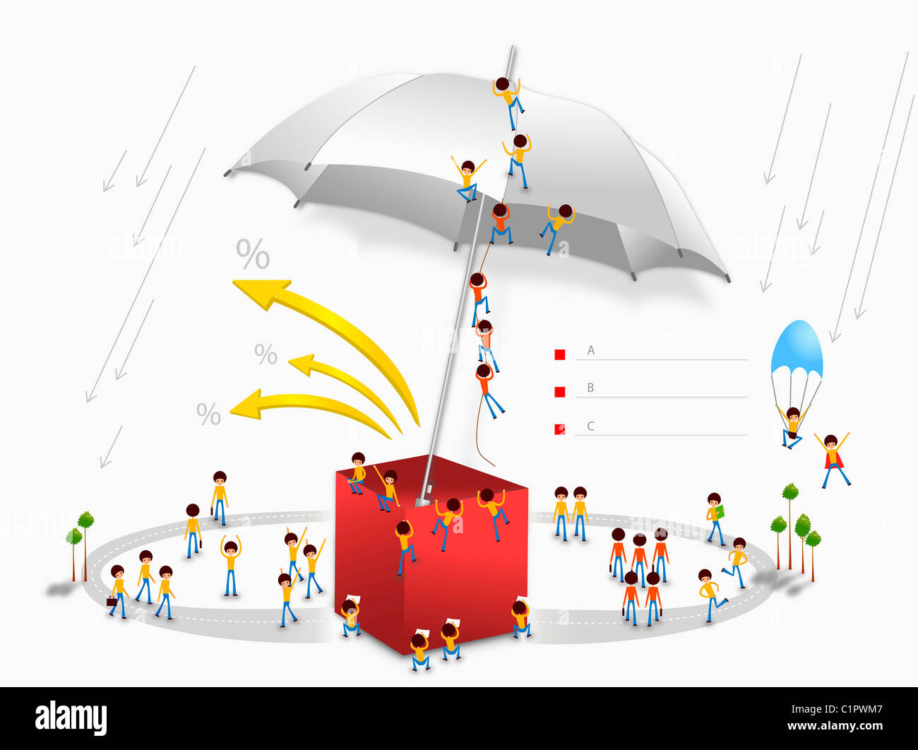various types of diagram Stock Photo - Alamy