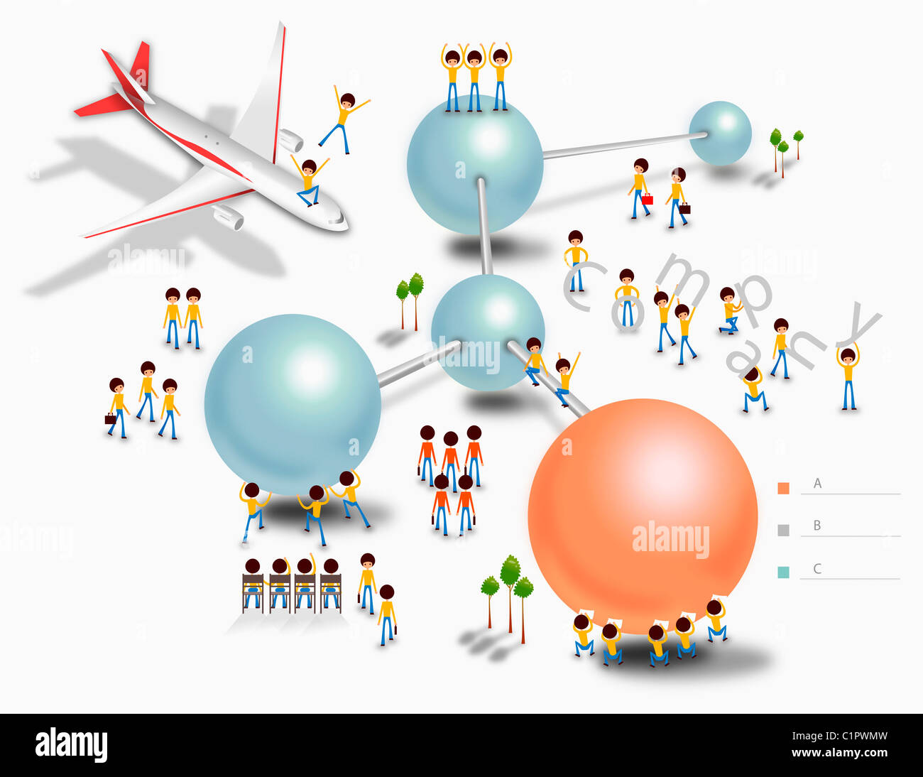 various types of diagram Stock Photo - Alamy