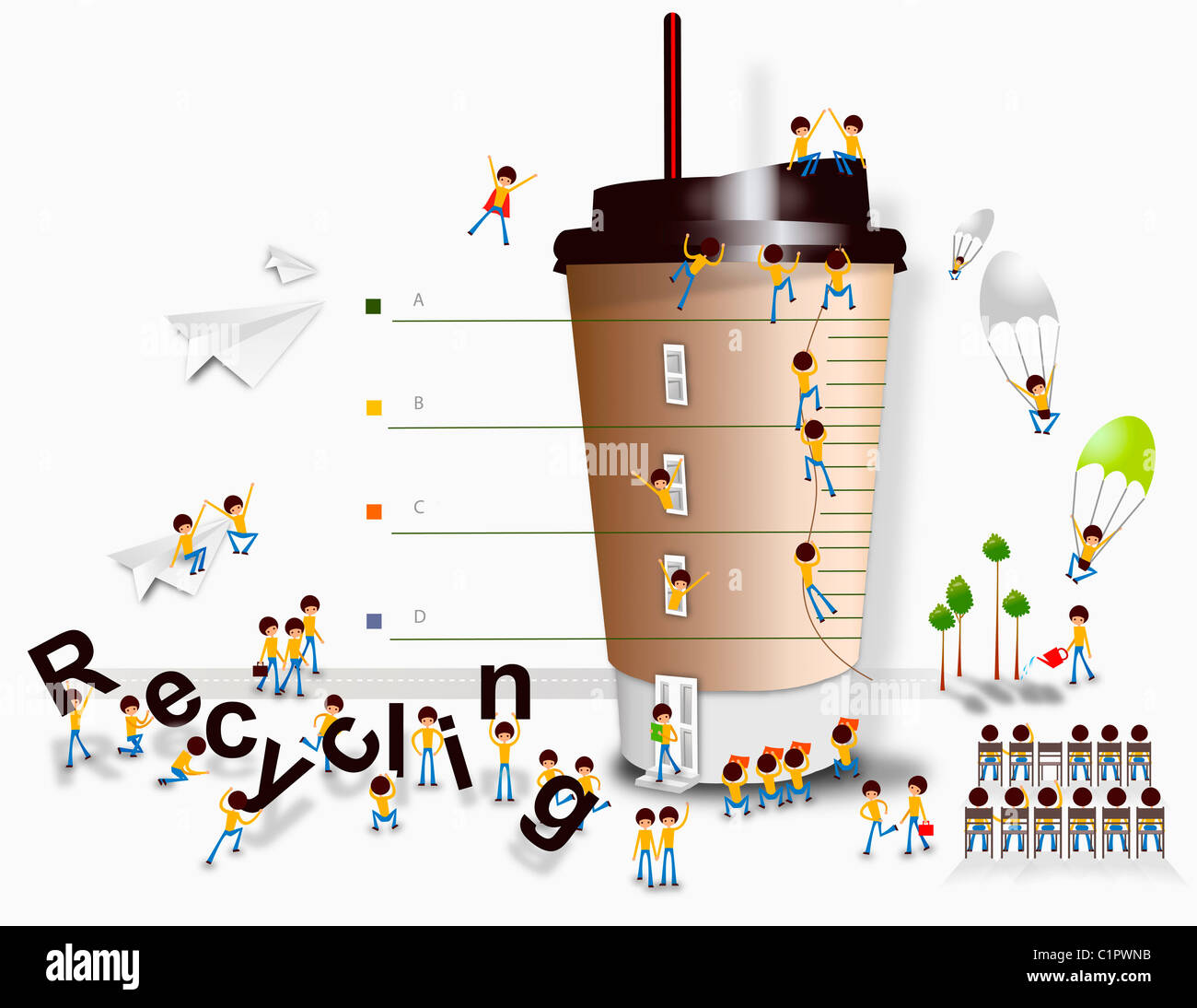 various types of diagram Stock Photo - Alamy