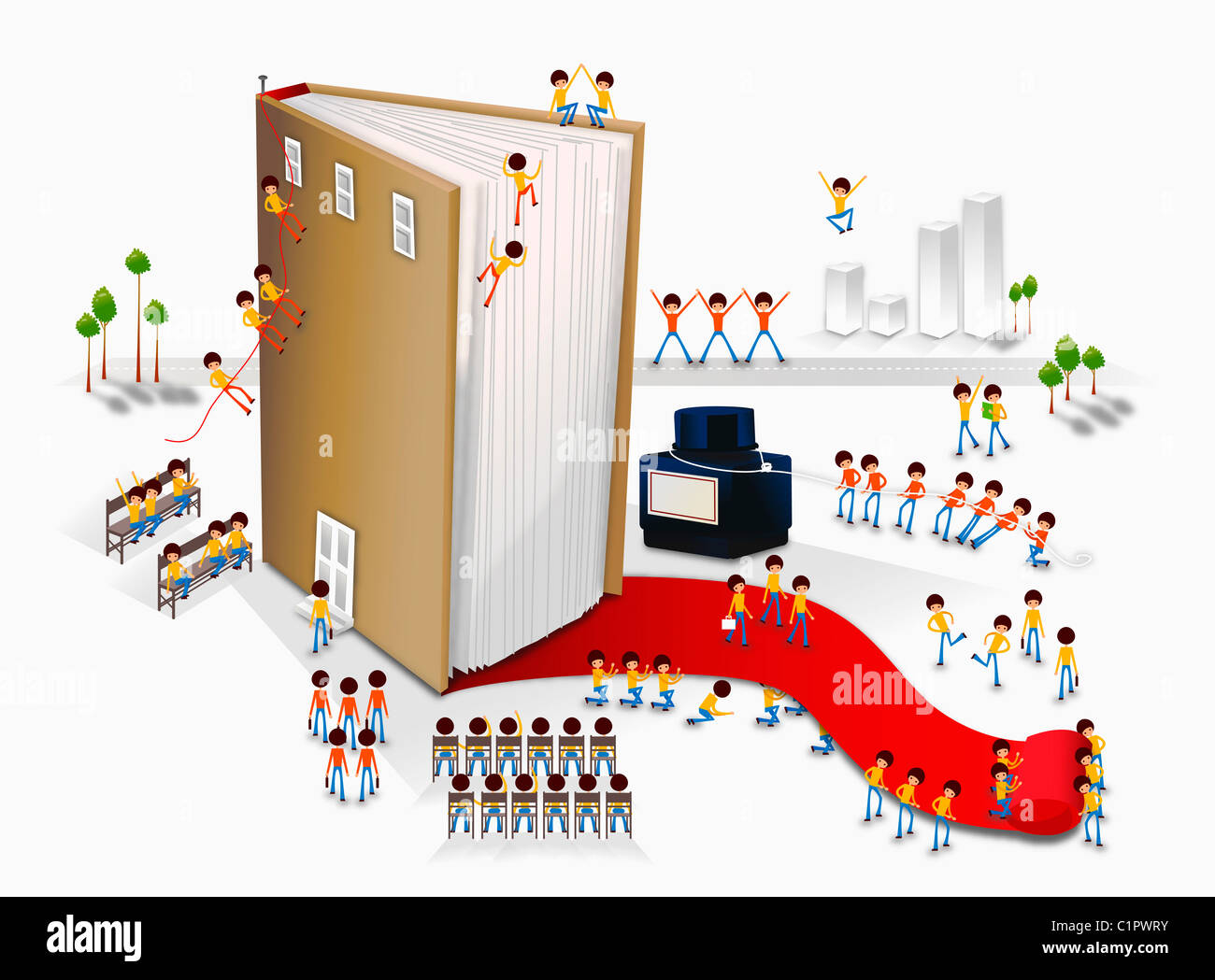various types of diagram Stock Photo - Alamy