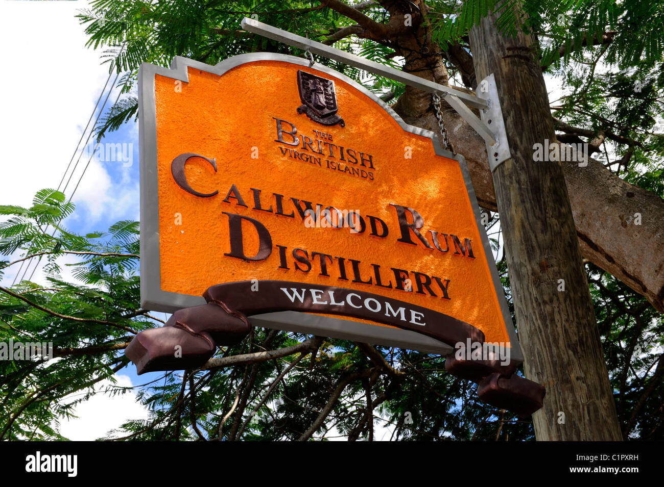 Callwood Rum Distillery Tortola BVI Caribbean Cruise Stock Photo Alamy